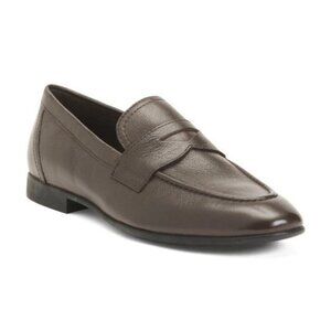 New GEOX Men's Leather Sapienza Penny Loafers